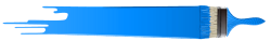blue paintbrush